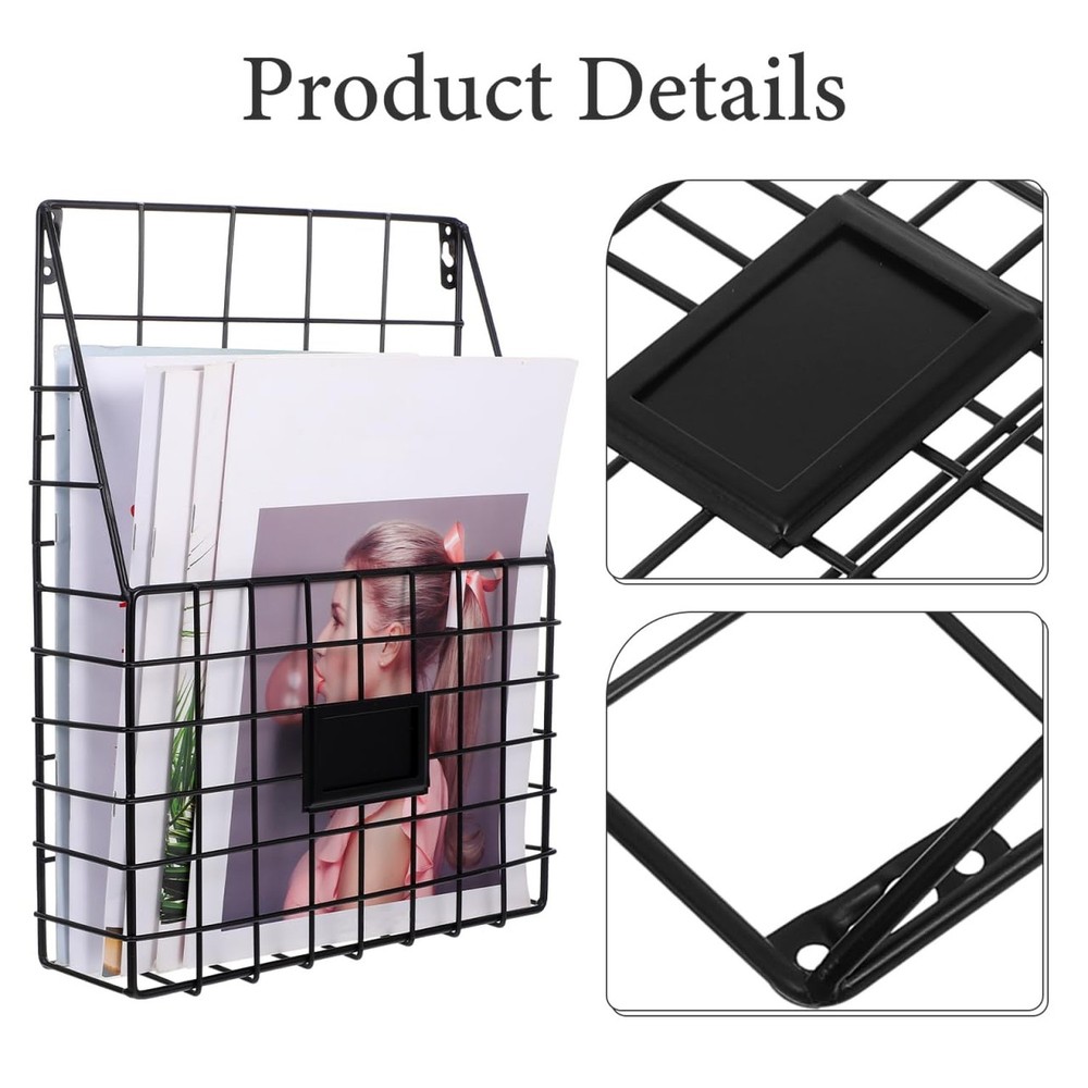 Vertical File Storage System - DIYEAH Multi-Purpose Wall Organizer Rack for H...