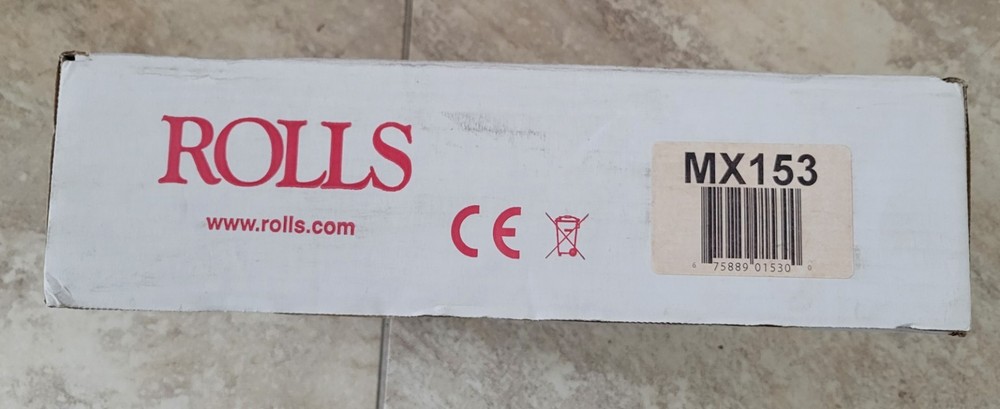 Rolls MixMate MX153 2 Mic 3 Source Stereo Mixer NIB