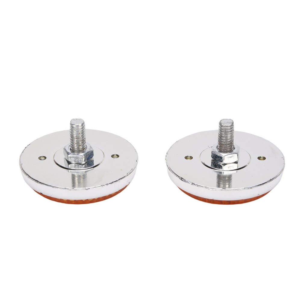 Front Fork Leg Reflectors 43mm Diameter Front Fork Round Reflector Enhanced MDYY