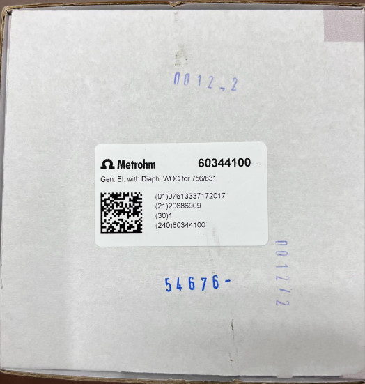 1pcs Metrohm 60344100 pH electrode