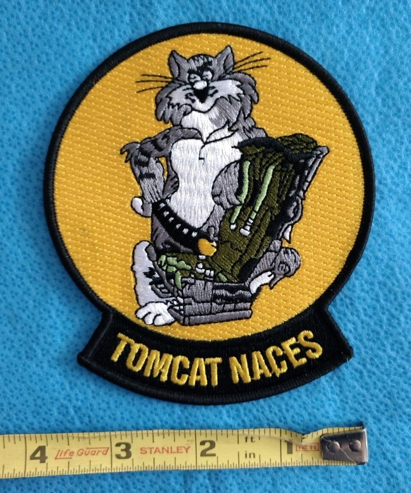 US NAVY TOMCAT NACES MILITARY U.S.N PATCH