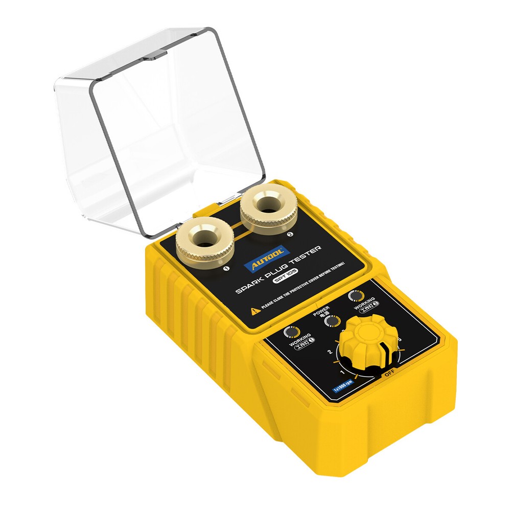 Spark Plug Tester Car Engine Ignition Plug Analyzer Adjustable Test Hole Height