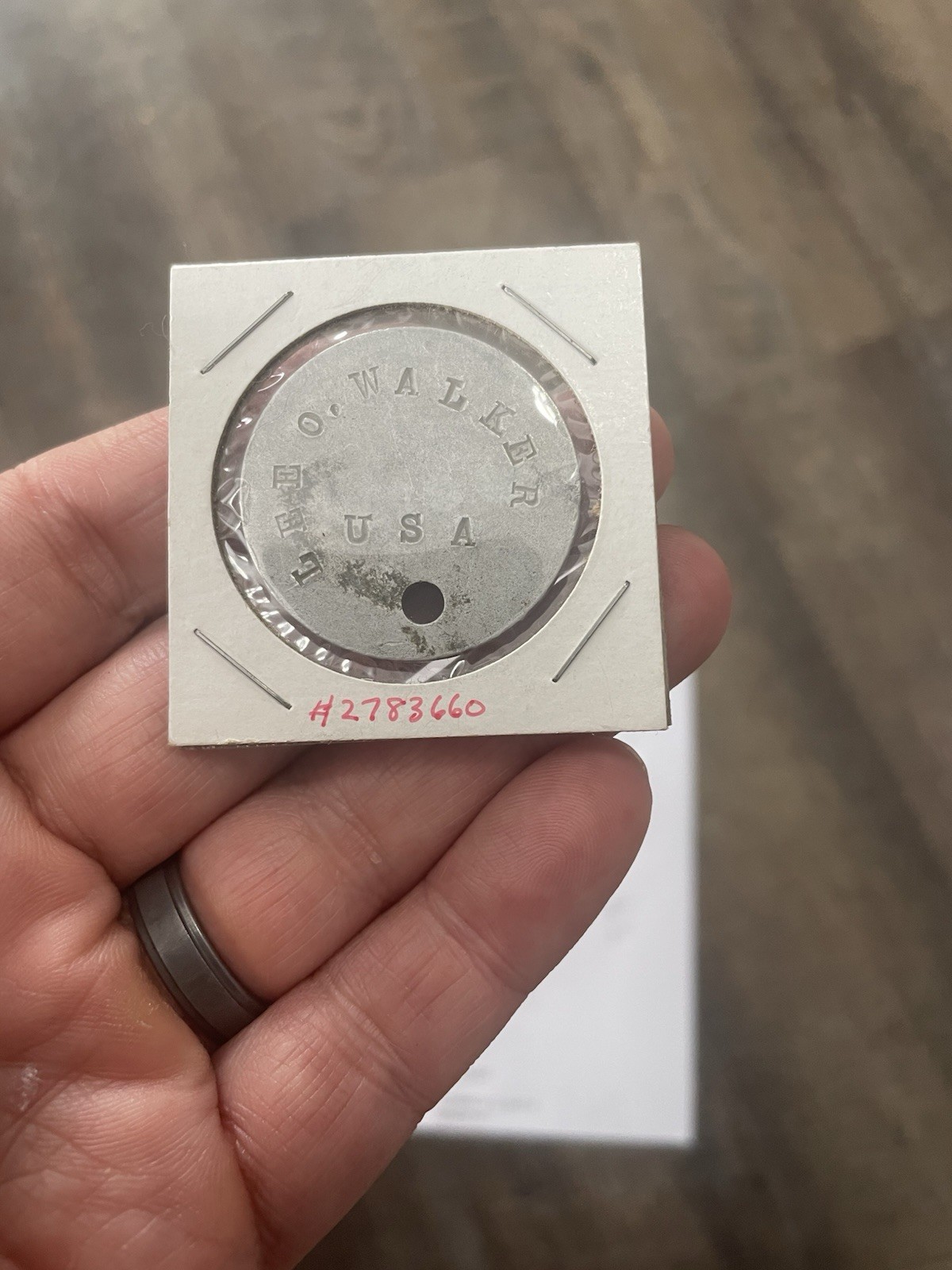 WW1 US Army Dog Tag 91st Division-france