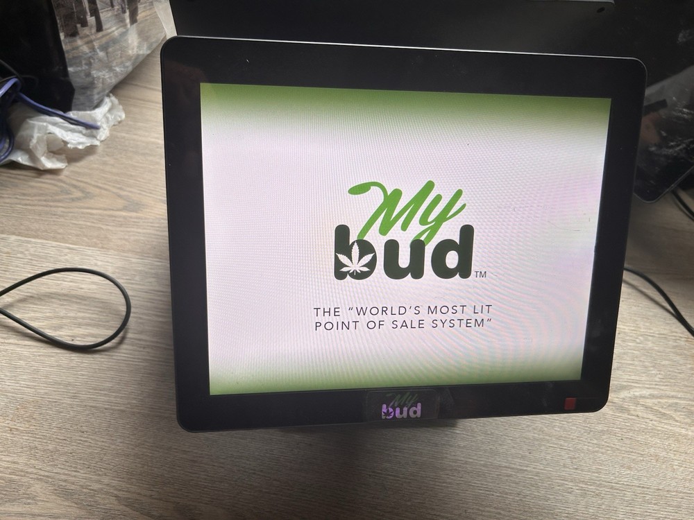 MyBud POS System Touchscreen Terminal Receipt Printer Barcode Scanner