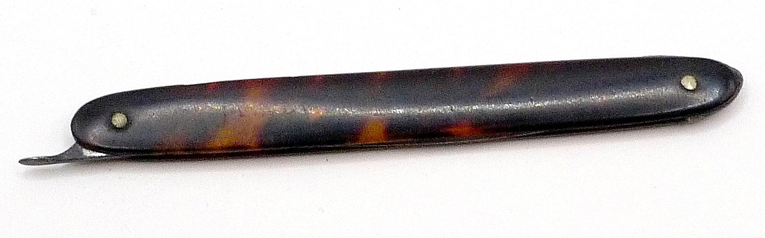 Civil War Era Tiemann Medic Surgical Scalpel Razor Tortoiseshell Handle