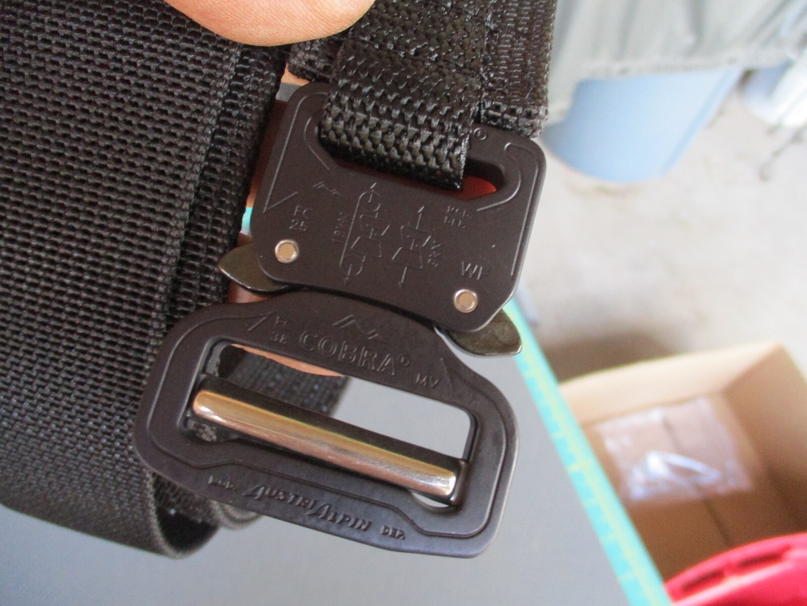 Black REMM GEAR USA made, HYBRID EDC Tactical Belt, Cobra Buckle, 33-40, Unworn