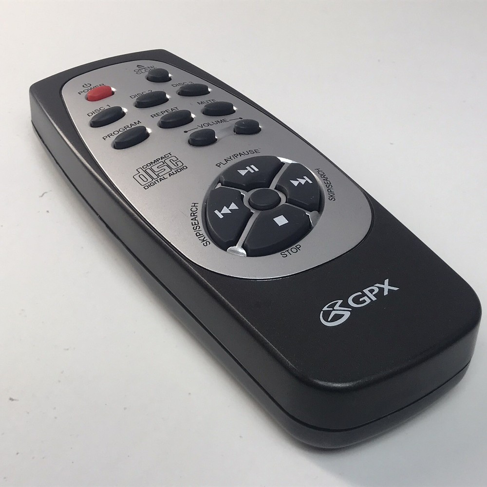 GPX CD Compact 3-Disc Carousel Changer Remote Control CD48PRC OEM Cleaned Tested