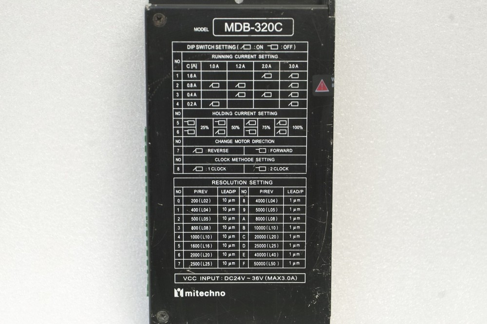 MITECHNO MDB-320C STEPPING DRIVER FREE SHIP