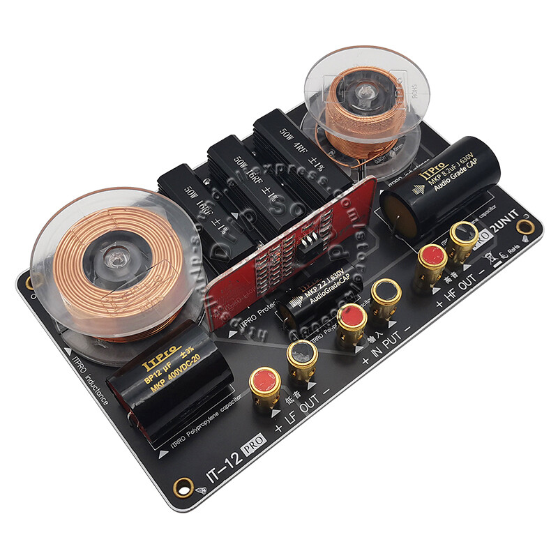 1pcs 800W 2 Way 2 Unit Speaker Frequency Divider Filter High-Low Crossover Board