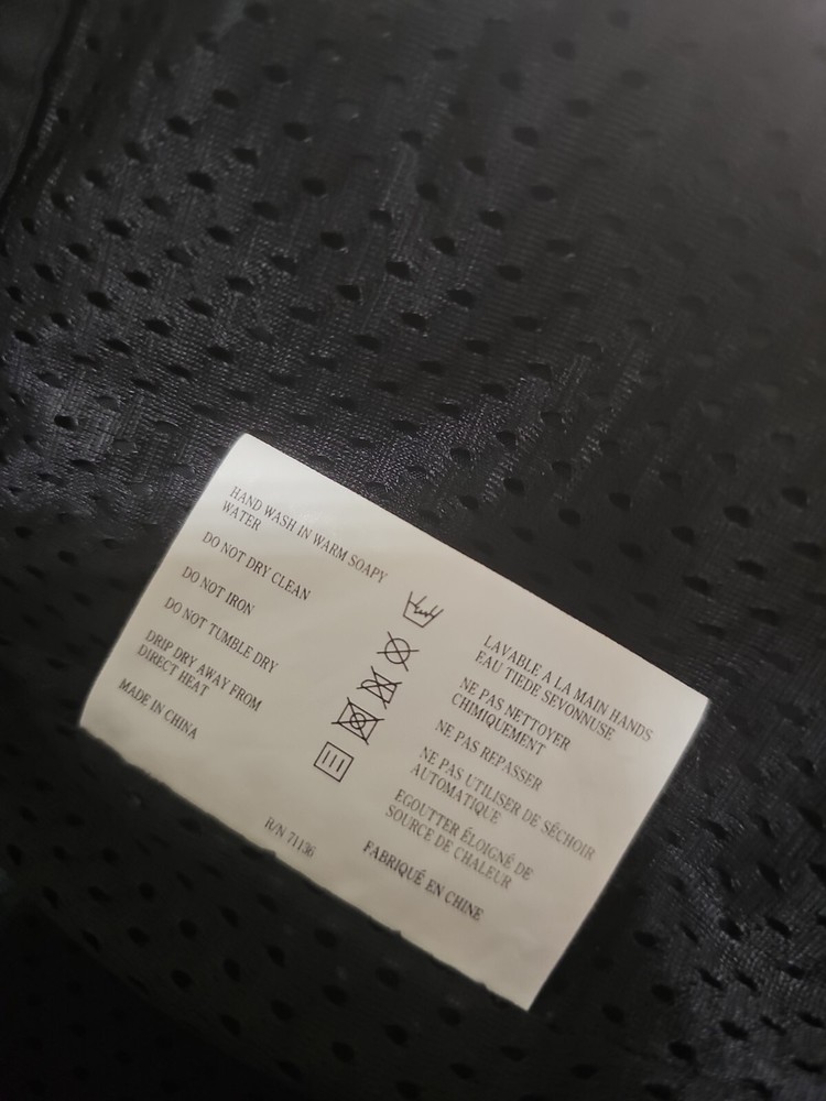 Firstgear Motorcycle Jacket Small Blue Black Embroidered Patches Safe Hypertex