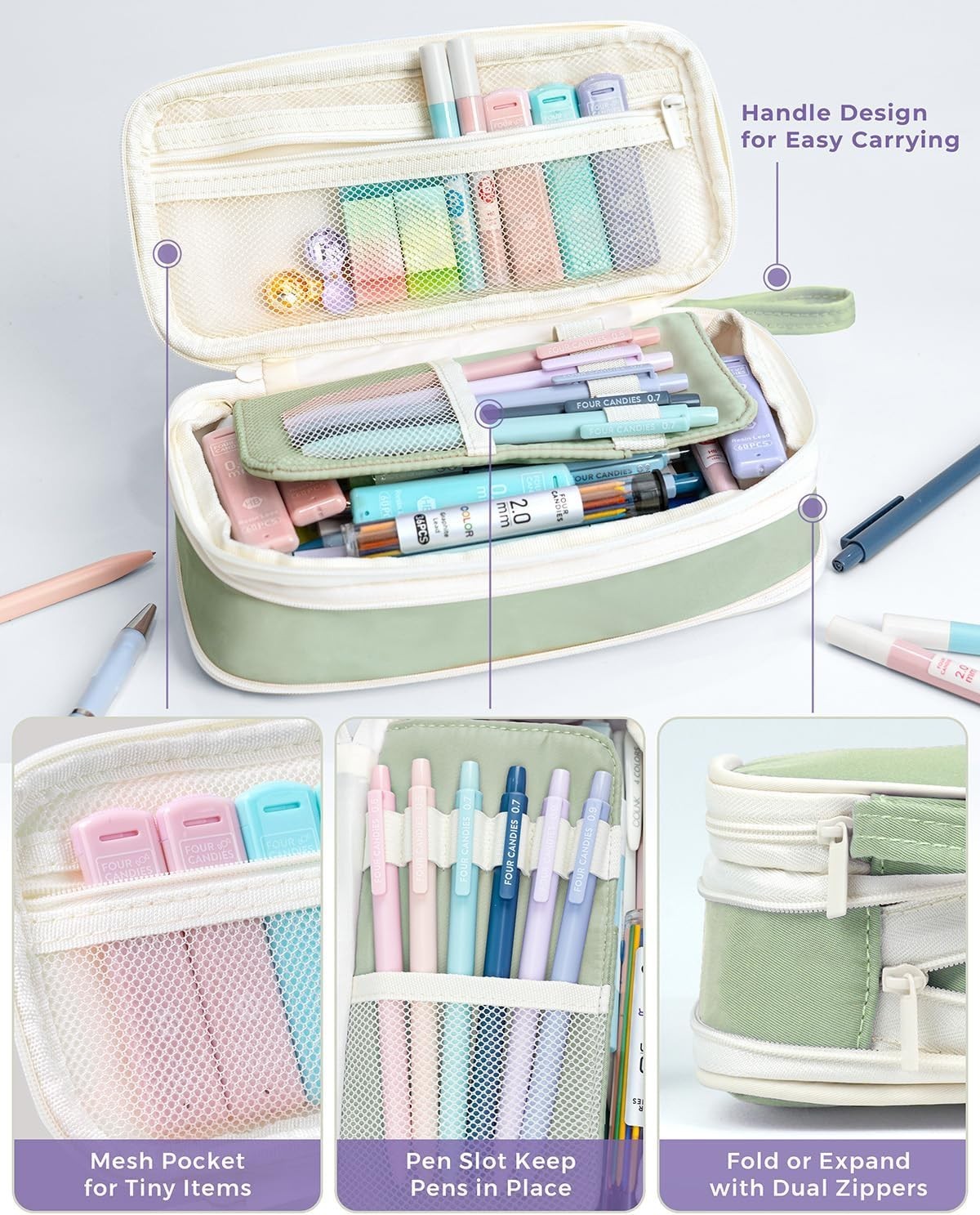 Versatile 36PCS Mechanical Pencil Set 0.5mm - 2.0mm with Lead Refills & Erasers