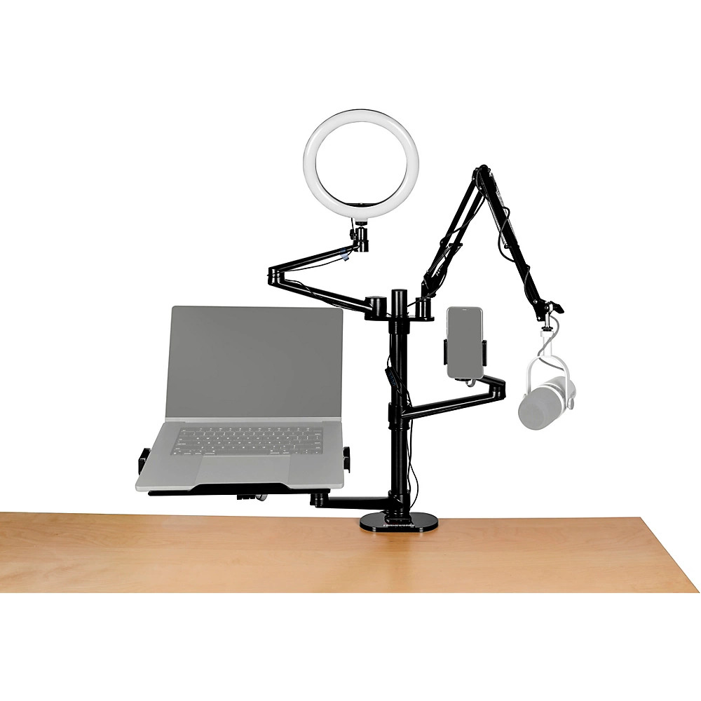 Gator Frameworks Content Creation Desk Mount Stand