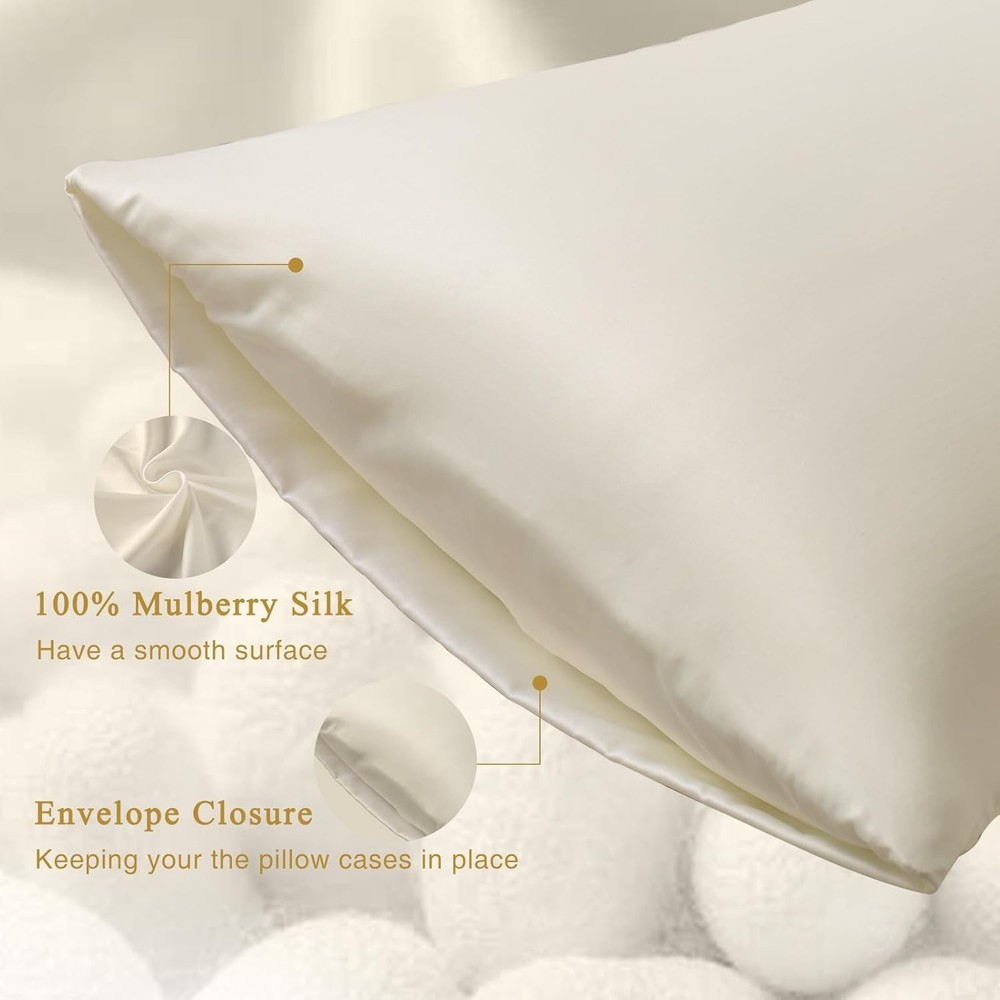 KASENTEX Mulberry Silk Pillowcases