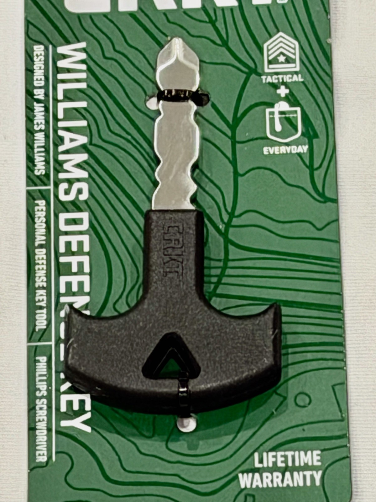 CRKT 9705 Williams Defense Key Tool Phillips Screwdriver EDC Tactical Defense