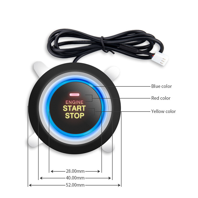 Car passive keyless entry remote engine start keyless button system lock unlock