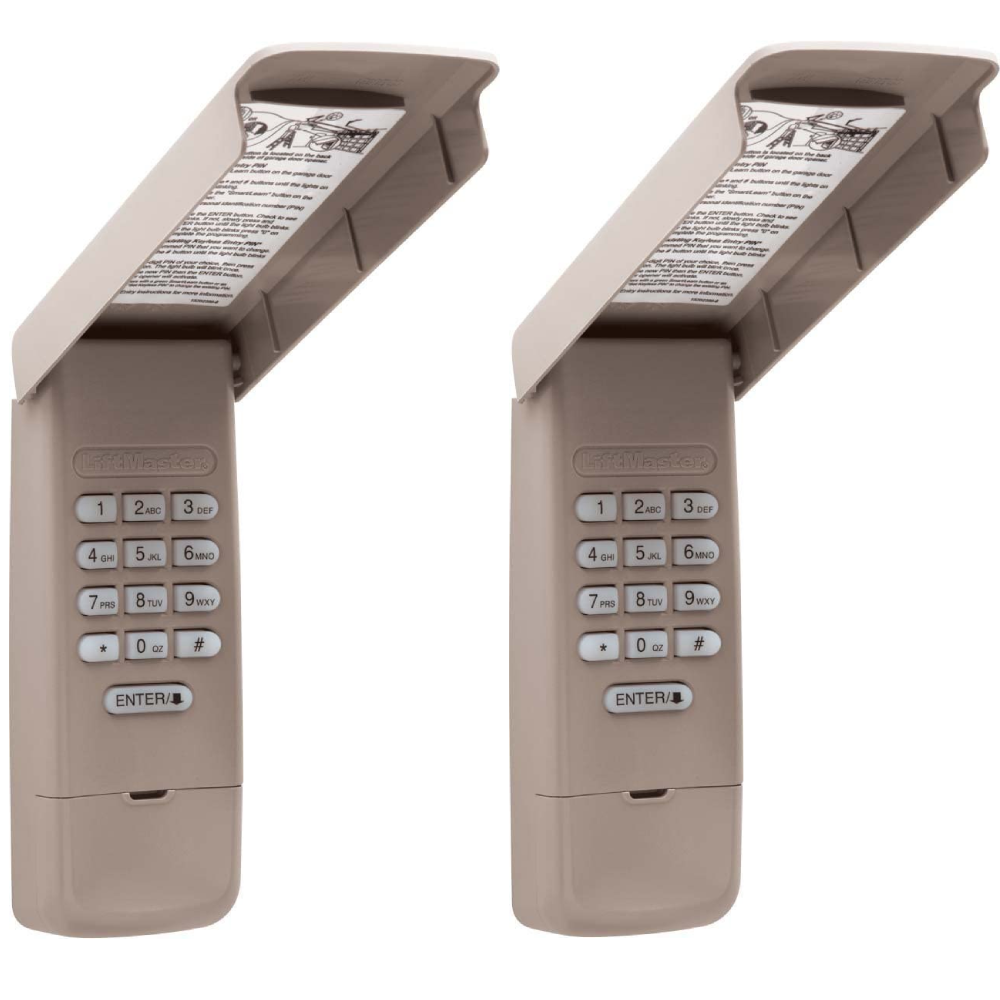 Liftmaster 877MAX 2-Pack Wireless Keypad Garage Door Operators Keyless System