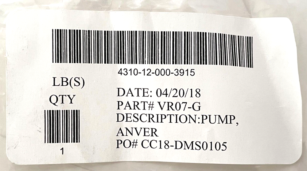 NEW Anver VR07-G Mini Vacuum Pump