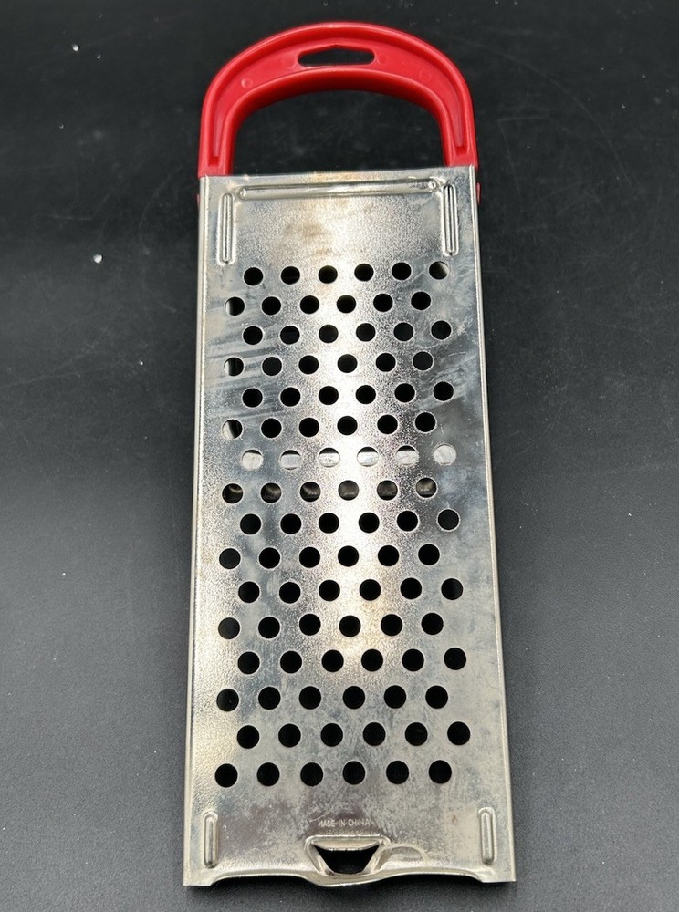 Vintage Spactzle Maker Small Dumplings Grader Pasta Maker Red Handle