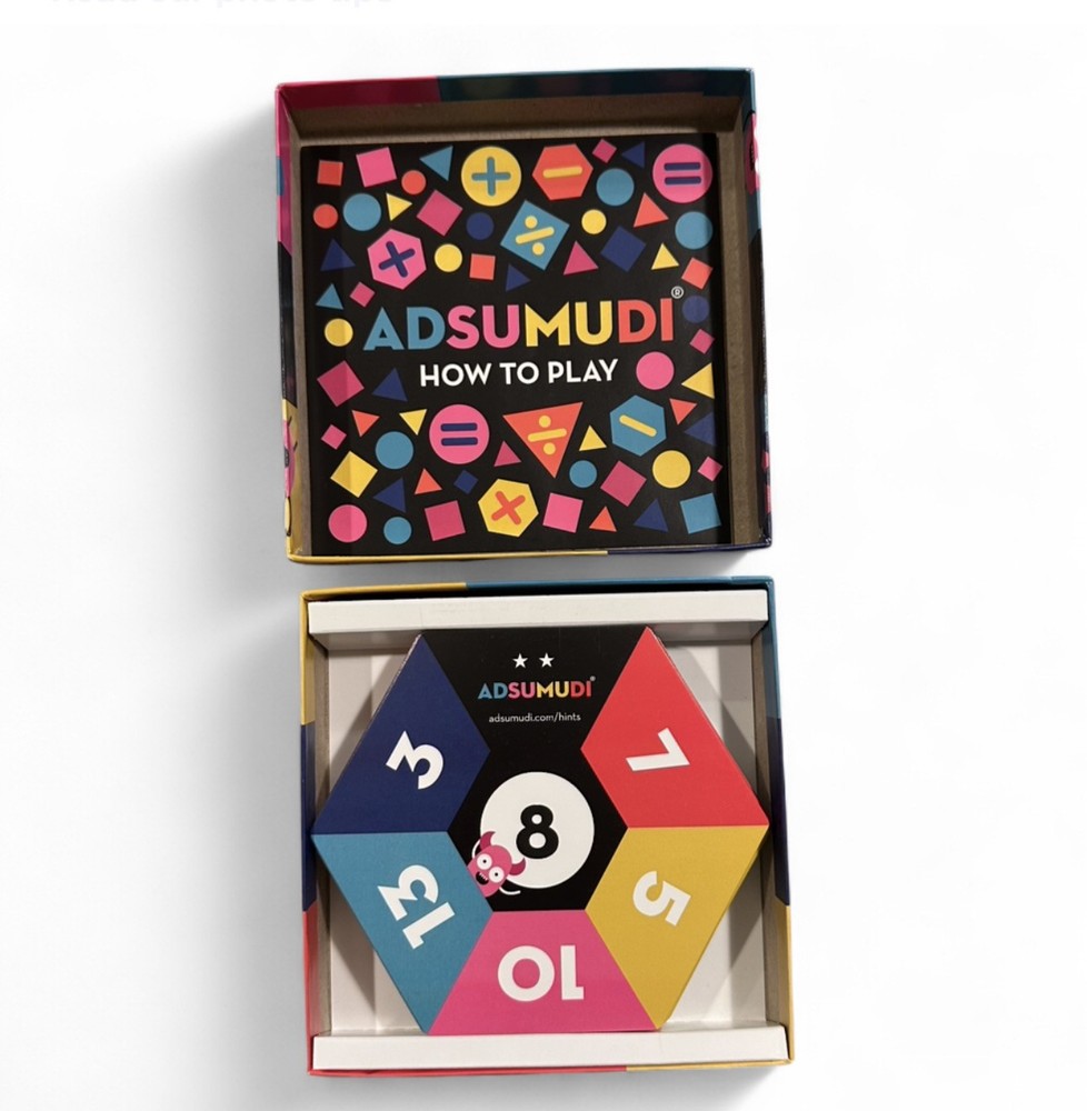 Adsumudi Math Card Game Evermade—Complete w/ Instructions