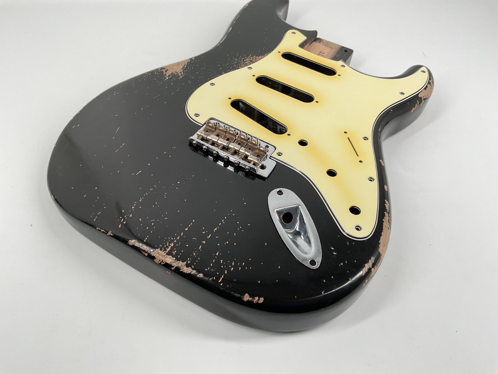 MJT Official Custom Vintage Aged Nitro Guitar Body Mark Jenny VTS Alder Black