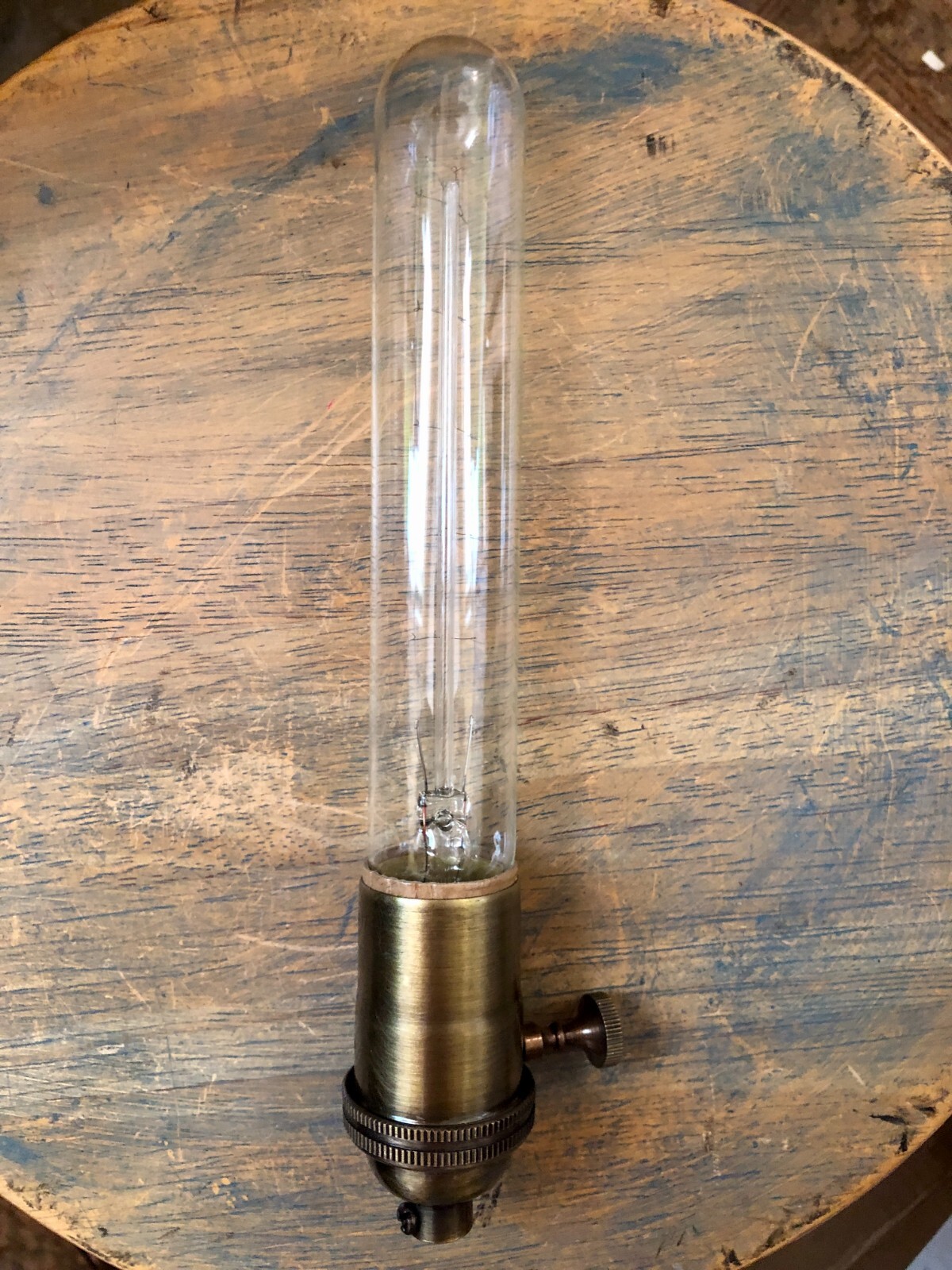 LOT: 4 Long Tubular Light Bulb, 40w Vintage Edison Style Filament Clear Glass T9