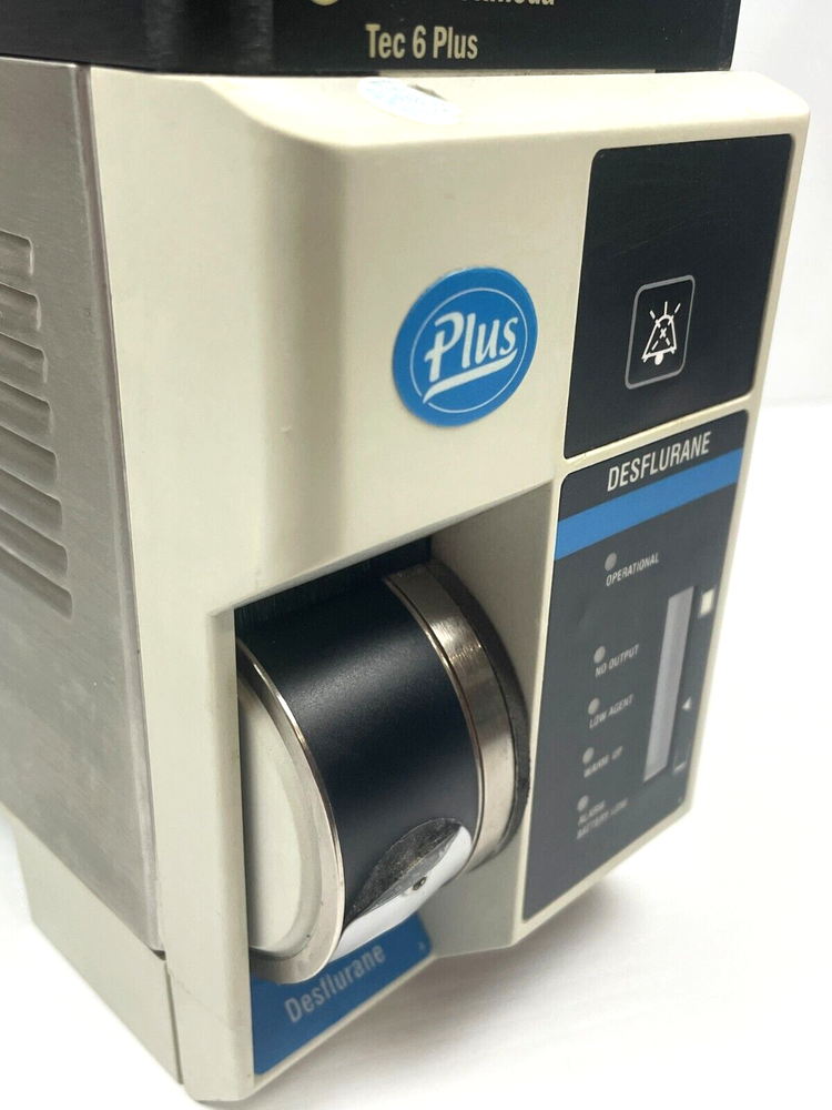 Datex Ohmeda Tec 6 Plus Desoflurane Anesthesia Vaporizer