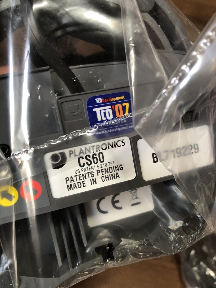 Plantronics CS60 Wireless Office Headset & Base Station