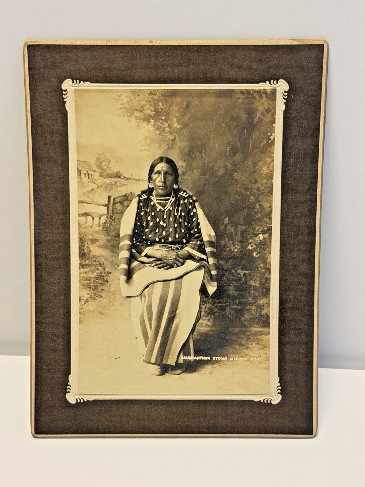 Vintage Native American Indian Photograph of A Woman; 1880's - 1900's