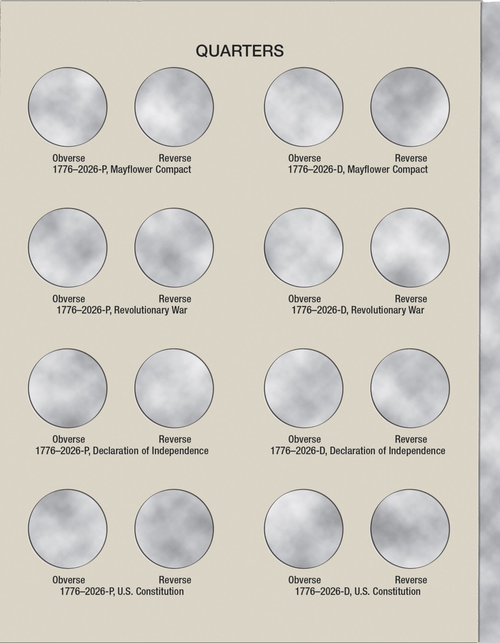 H.E. Harris® Coin Folder - United States 250th Anniversary Collection: 2026