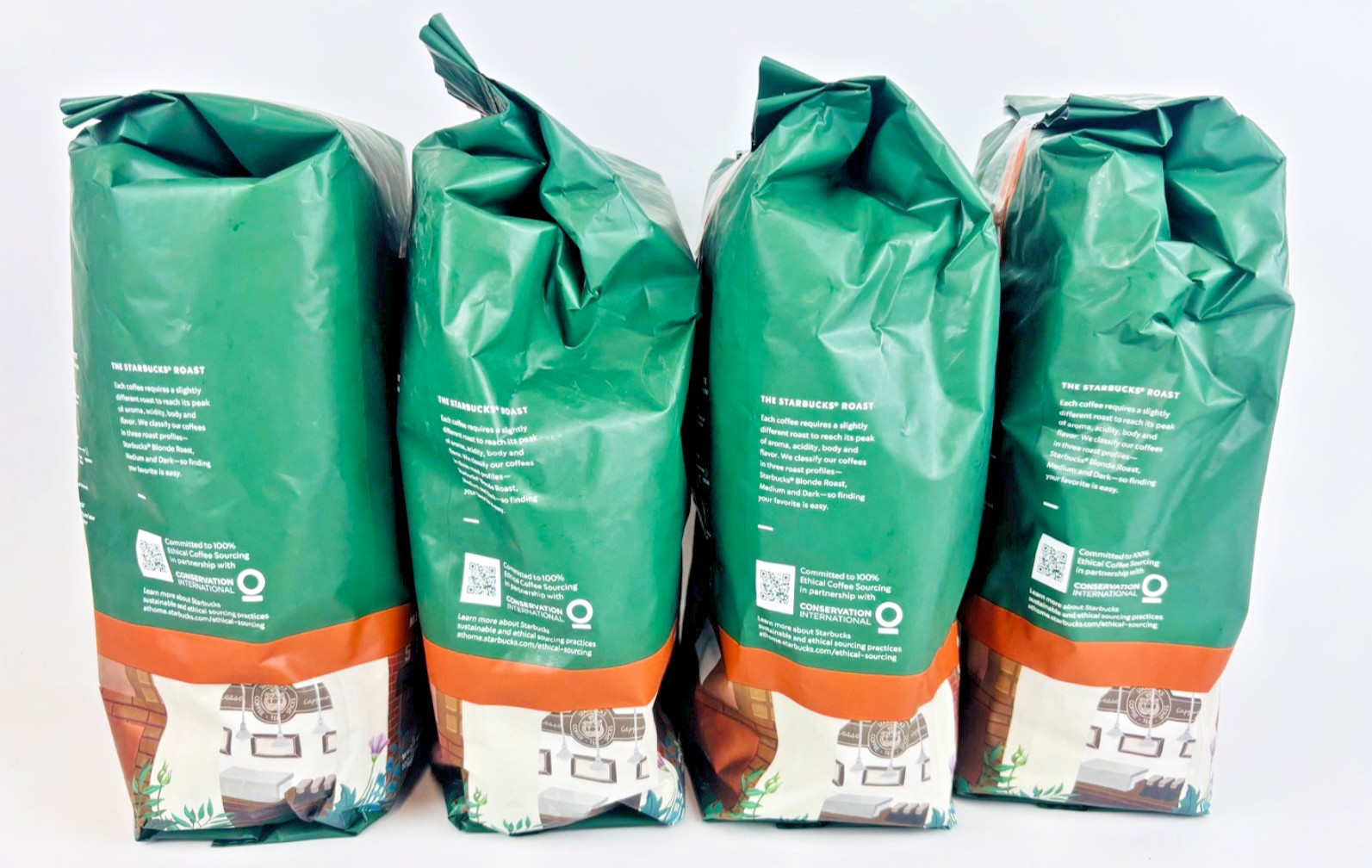 Starbucks Pike Place Medium Roast Whole Bean Coffee 4 Bags 28oz BB 3 March 2026