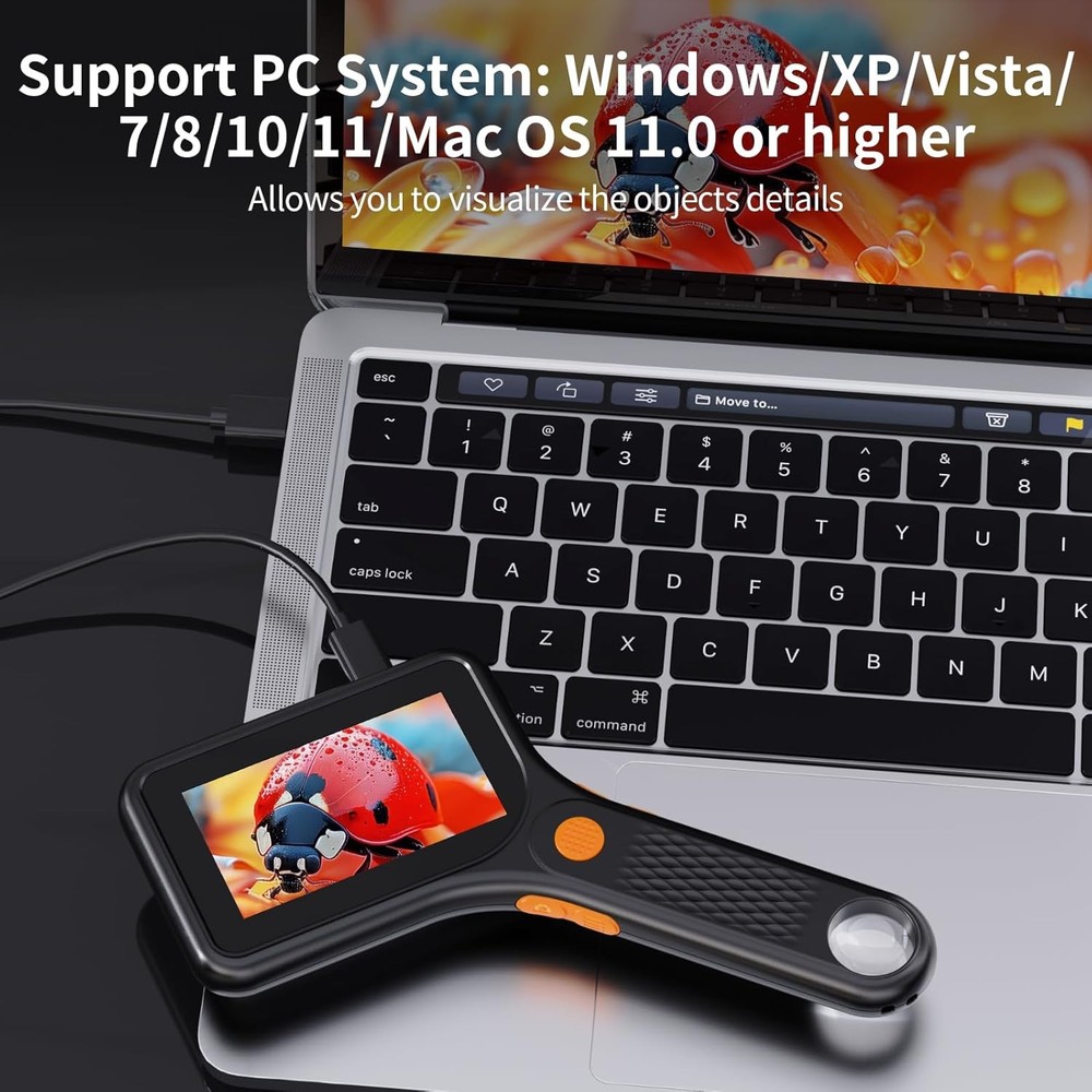 500X Handheld Pocket Microscope