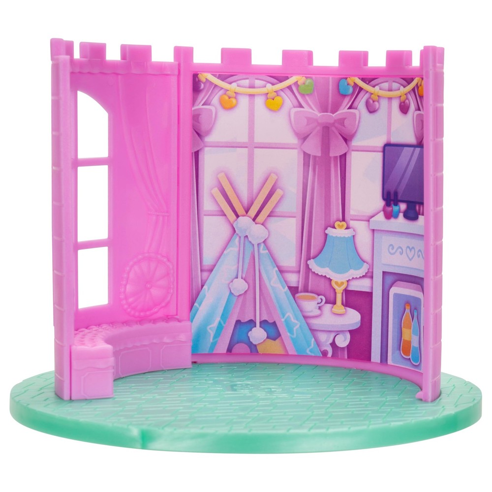 Dorm Room Playset - 1 Doll, 5 Accessories - Fits Inside Castle Playset - Virt...