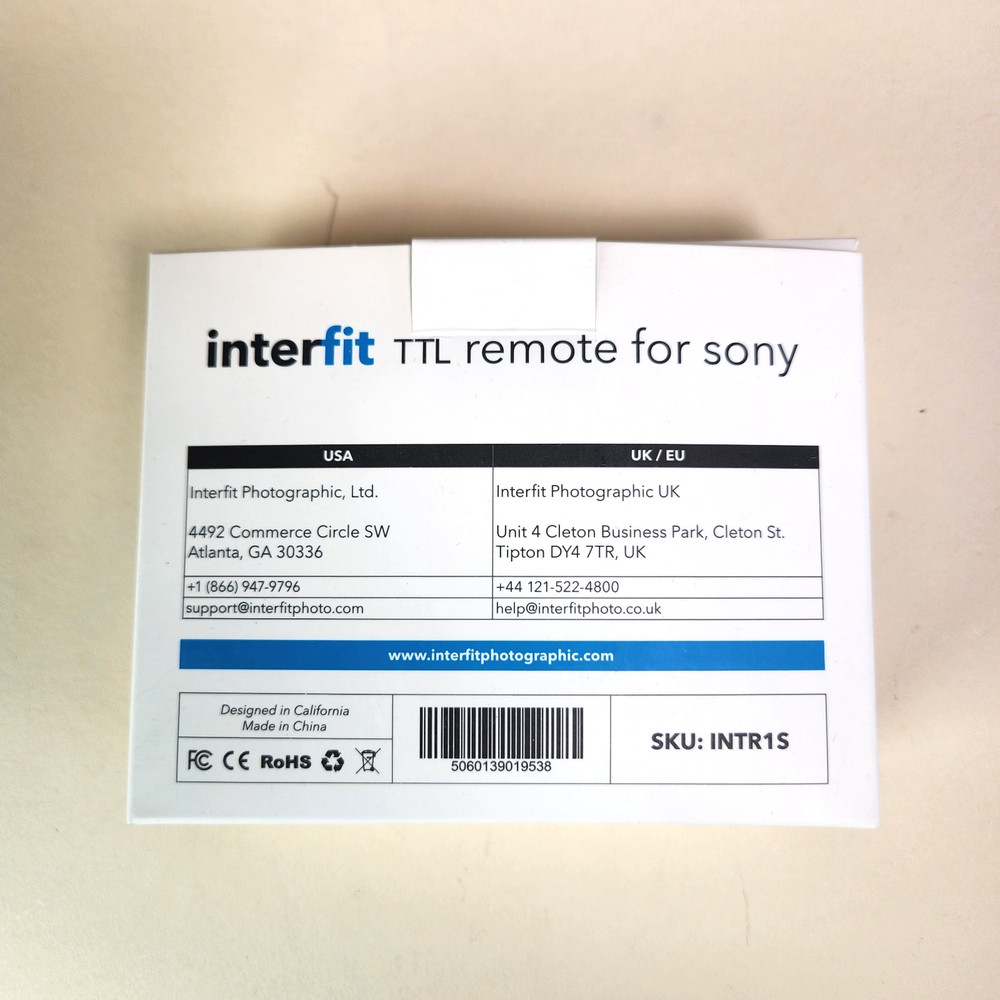 Interfit S1 TTL HSS Remote Control for Sony
