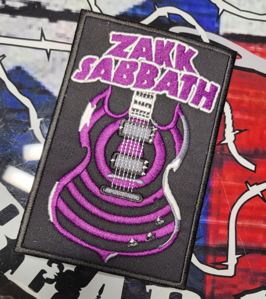 EMBROIDERED ZAKK SABBATH BAND PATCH (Please Read Ad)