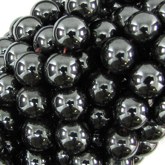 Natural Magnetic Hematite Round Beads Gemstone 15" Strand 4mm 6mm 8mm 10mm 12mm