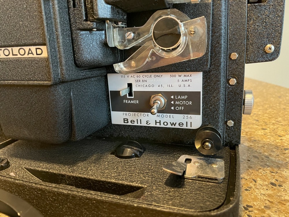 Vintage Bell & Howell Model 256 Autoload 8mm Projector