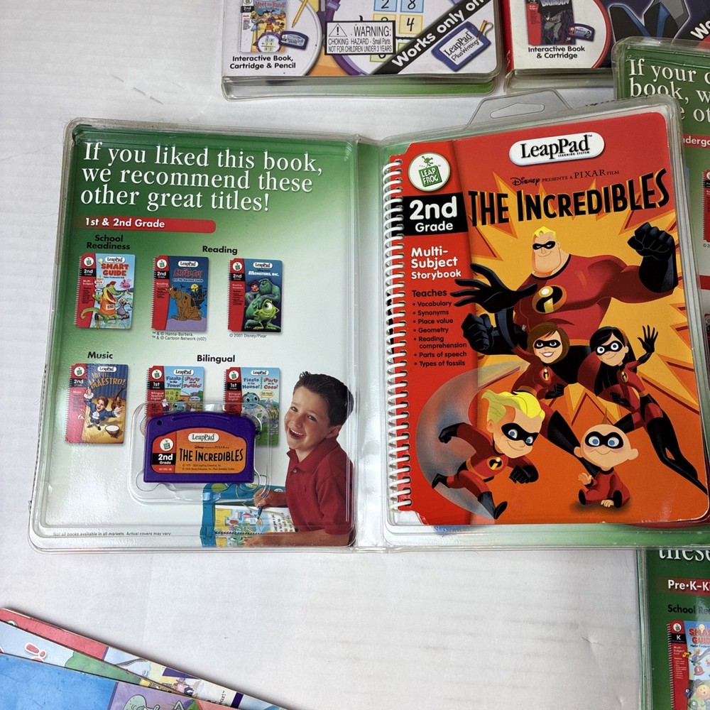 LeapFrog Educational Learning 8 Books with Cartridges