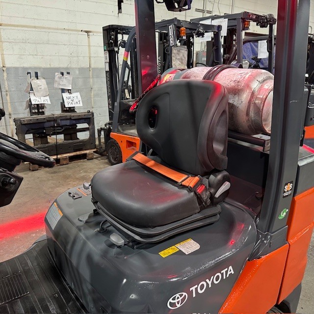 2020 Toyota 8FGCU30 6000lb Used Forklift LP Gas Triple Mast Sideshift 4978 Hours