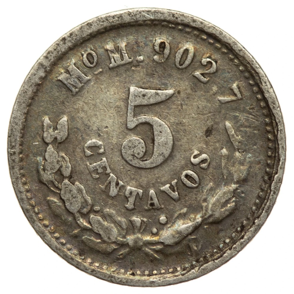 Mexico - 5 Centavos 1886 - Silver