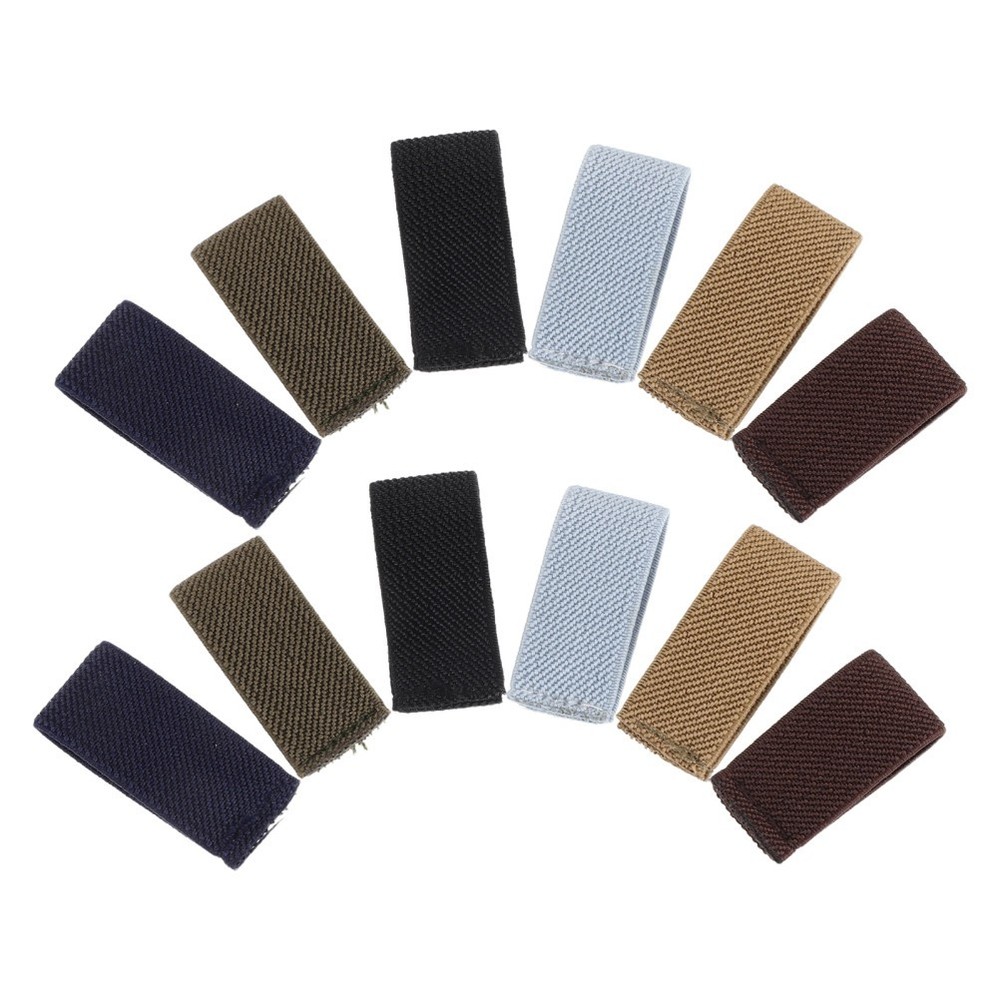 12 Pcs Belt Loop Retainer Elastic Keepers Backpack Straps Holder