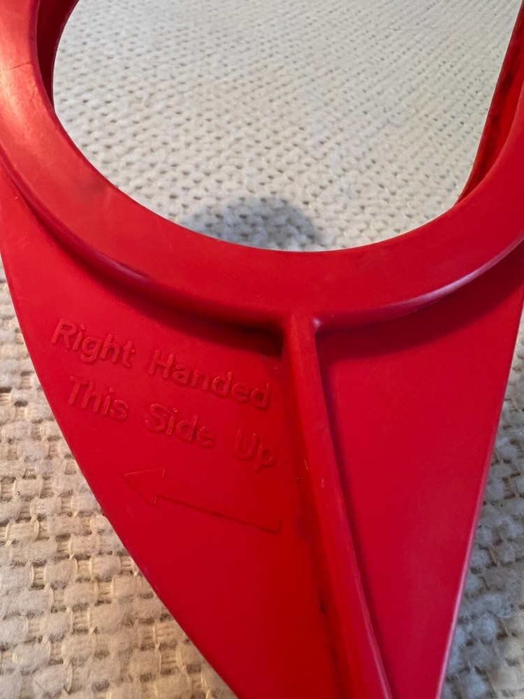 Red Plastic Clay Pigeon Thrower