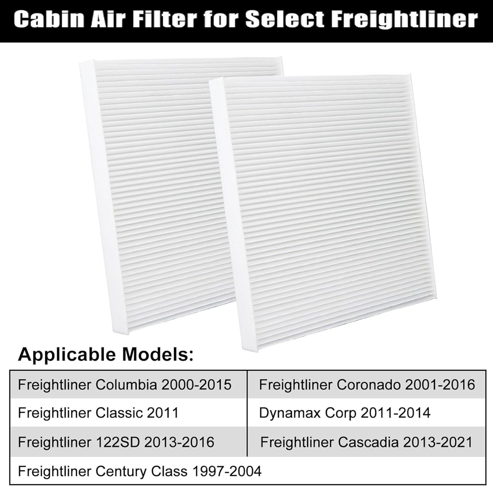4 Pcs Cabin Air Filter For Freightliner Cascadia Columbia P609422 PA4857 AF2427