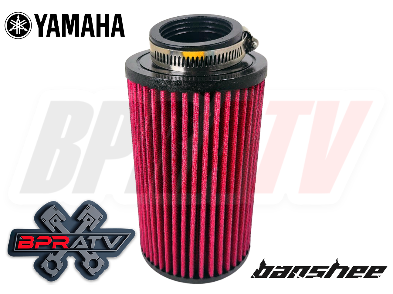 Yamaha Banshee K+N Style PWK 33 34 35 35mm Carbs Air Filter Pods OUTERWEARS Pair