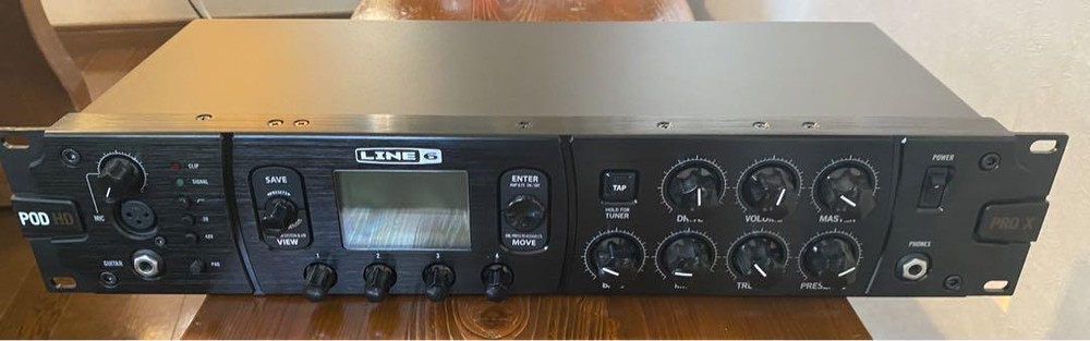 Line 6 POD HD Pro X Guitar Multi Effects Processor Simulator Rackmount Interface