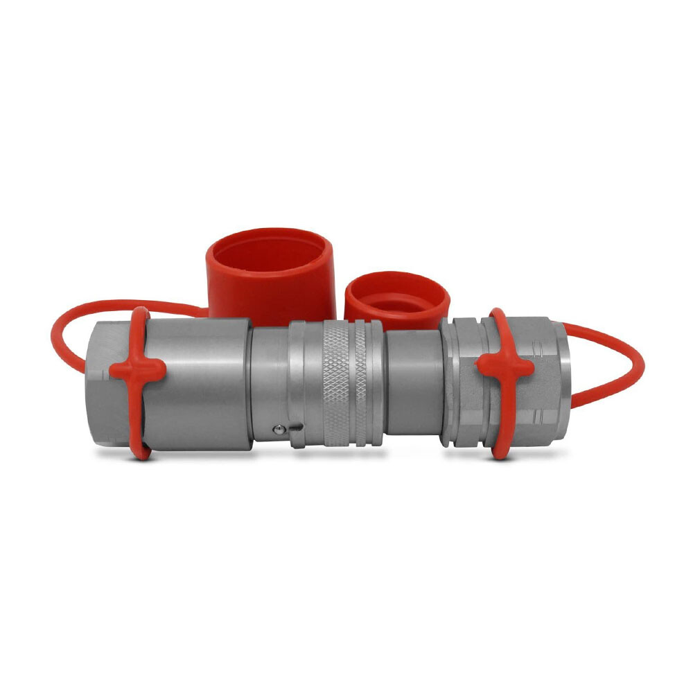 1/2 NPT Flat Face Hydraulic Quick Connect Couplers Coupling Loader Fits Bobcat