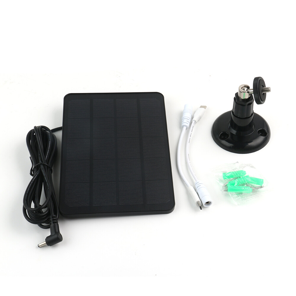 Ring Camera Solar Charging Panel Suitable for Outdoor Camera Battery Chargers