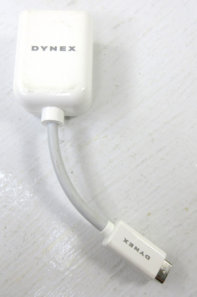 Dynex DX AP100 Adapter Mini DVI to Mini DIN Connector for Macbook
