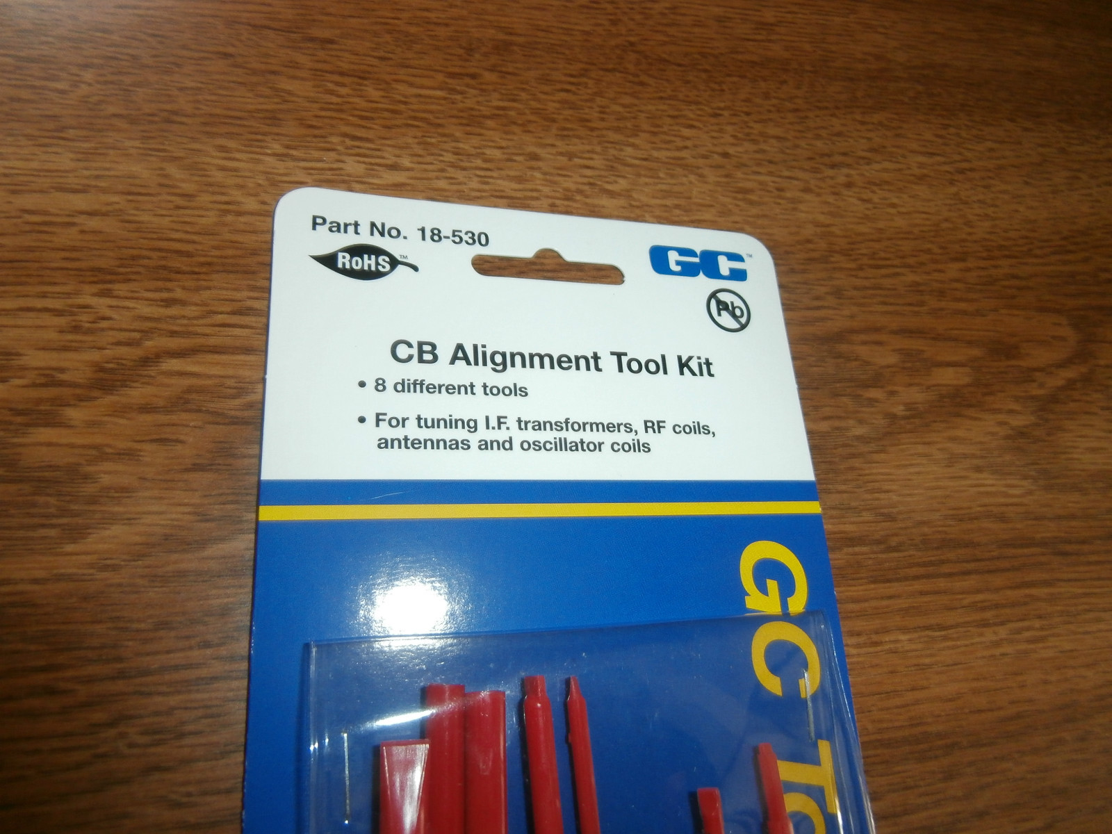 GC Electronics 18-530 CB TV Radio Alignment 8 Pc Tool Kit Assortment, NIP