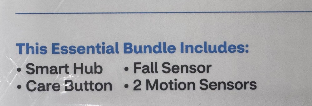 CVS Symphony Essential Bundle New Fall Sensor Motion Sensor Care Button