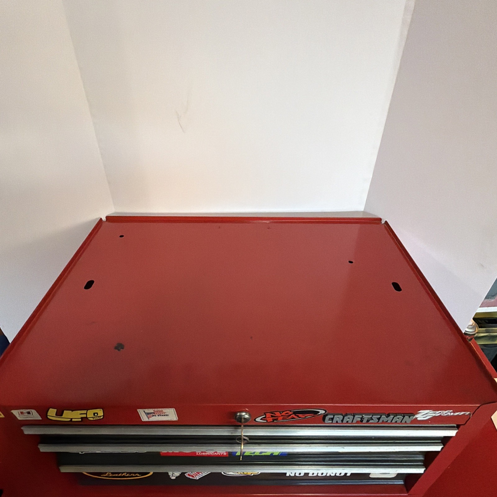 Craftsman DEEP Mid Middle Intermediate Riser Tool Box Chest 3 Drawer Red 65766